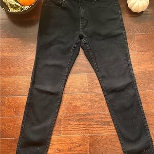 Hollister Men's Dark Black Skinny Jeans